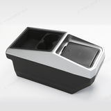 Center Floor Organizer and Trash Bin for Cybertruck