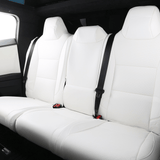 Seat Covers Leather Protector Full Coverage Black White for Cybertruck