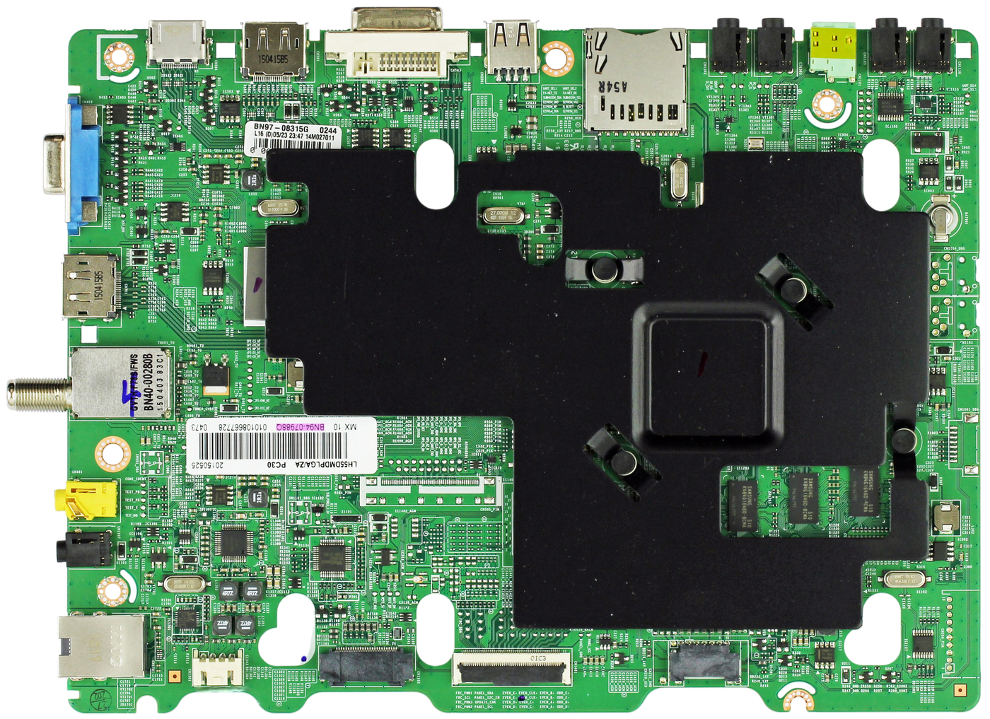 BN94-07988Q Samsung Main Board, BN97-08315G, 20141216, LH55DMDPLGA ZA
