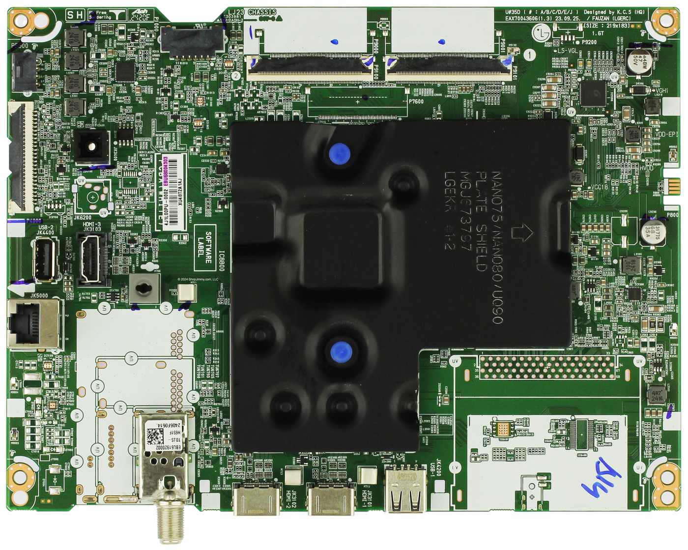 EBU68004303 LG Main Board, EAX70043606(1.3), 55UT7000PUA.BUSDLJM, 55UT7000PUA