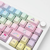 Unicorn Design Keycaps and Mechanical Keyboard