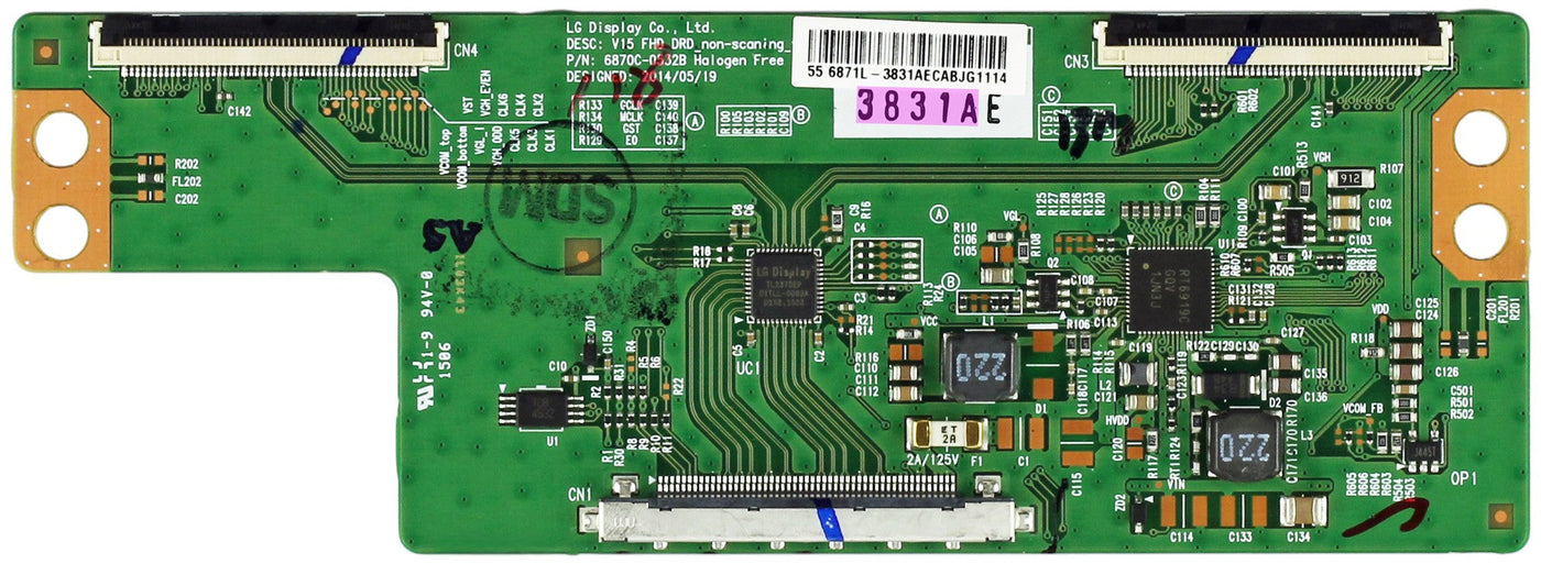 Vizio Sanyo Magnavox 6871L-3831A T-Con Board