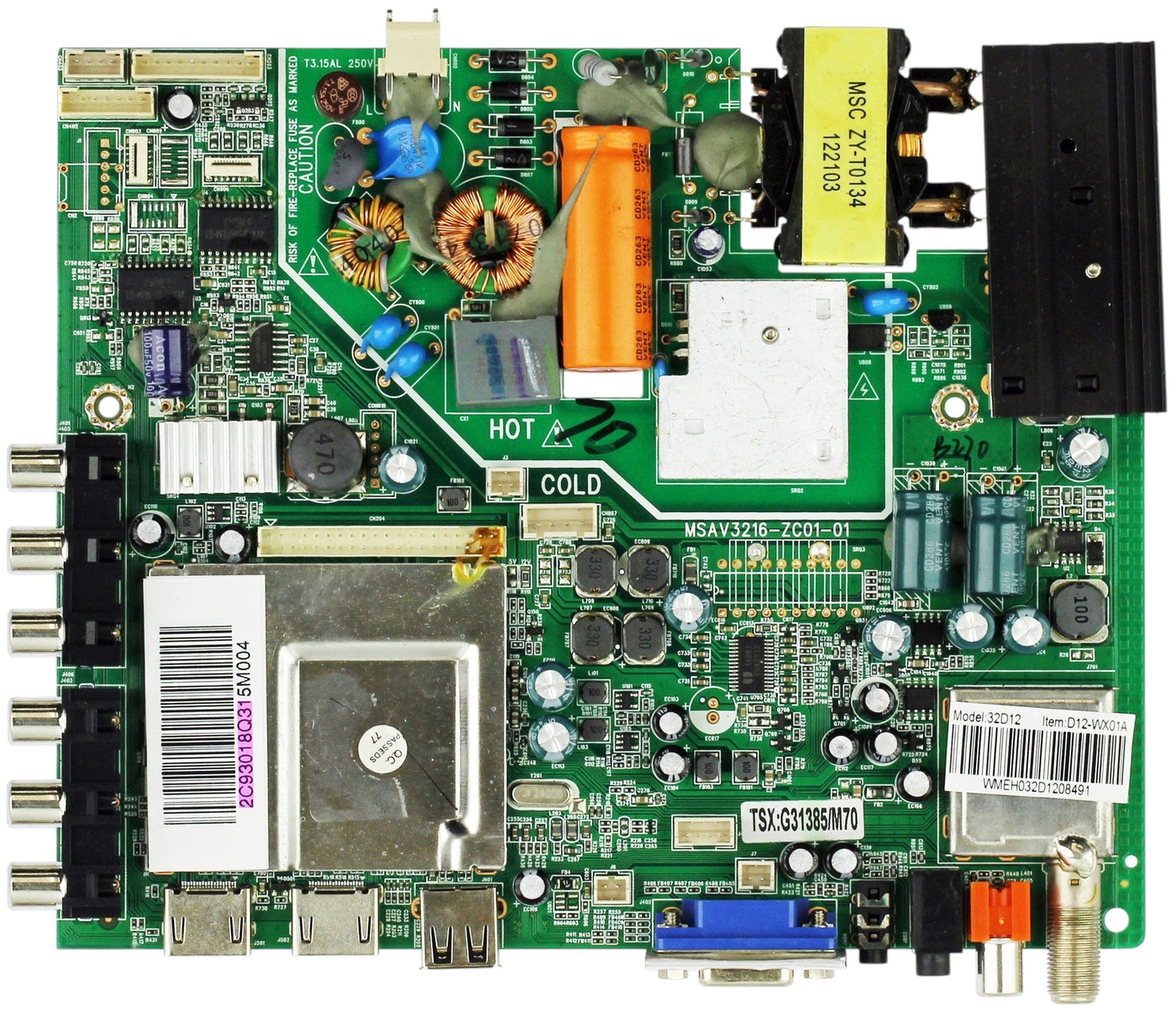 Hisense 2C.93018.Q31 Main Board Power Supply for 32D12