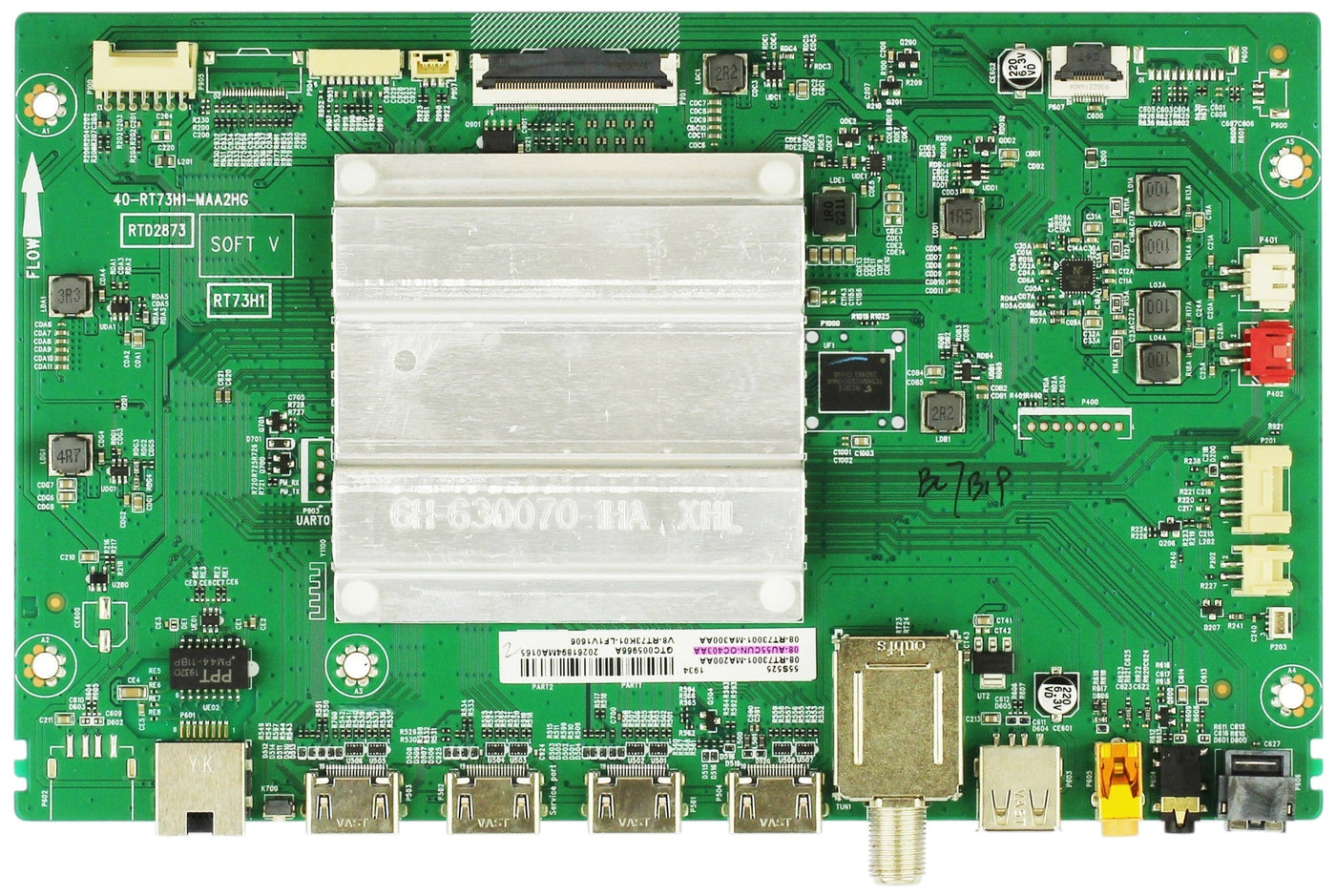 08-AU55CUN-OC403AA TCL Main Board, 08-RT73001-MA200AA, 08-RT73001-MA300AA,