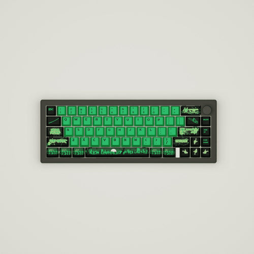 Zombie Design Keycaps and Mechanical Keyboard
